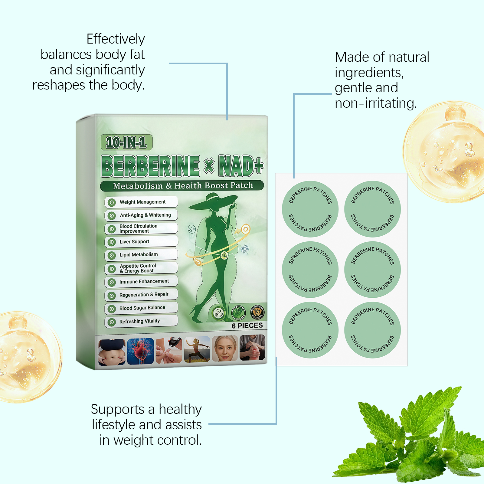 6pcs Berberine X Nad + Weight  - Xbody Health & Wellness Functional Integrative Medicine Office & Medical Spa Photos review and price