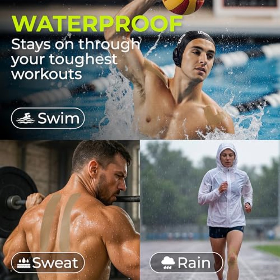 TapeGeeks Kinesiology Tape Wat - Kinesiology Tape Sports review and price