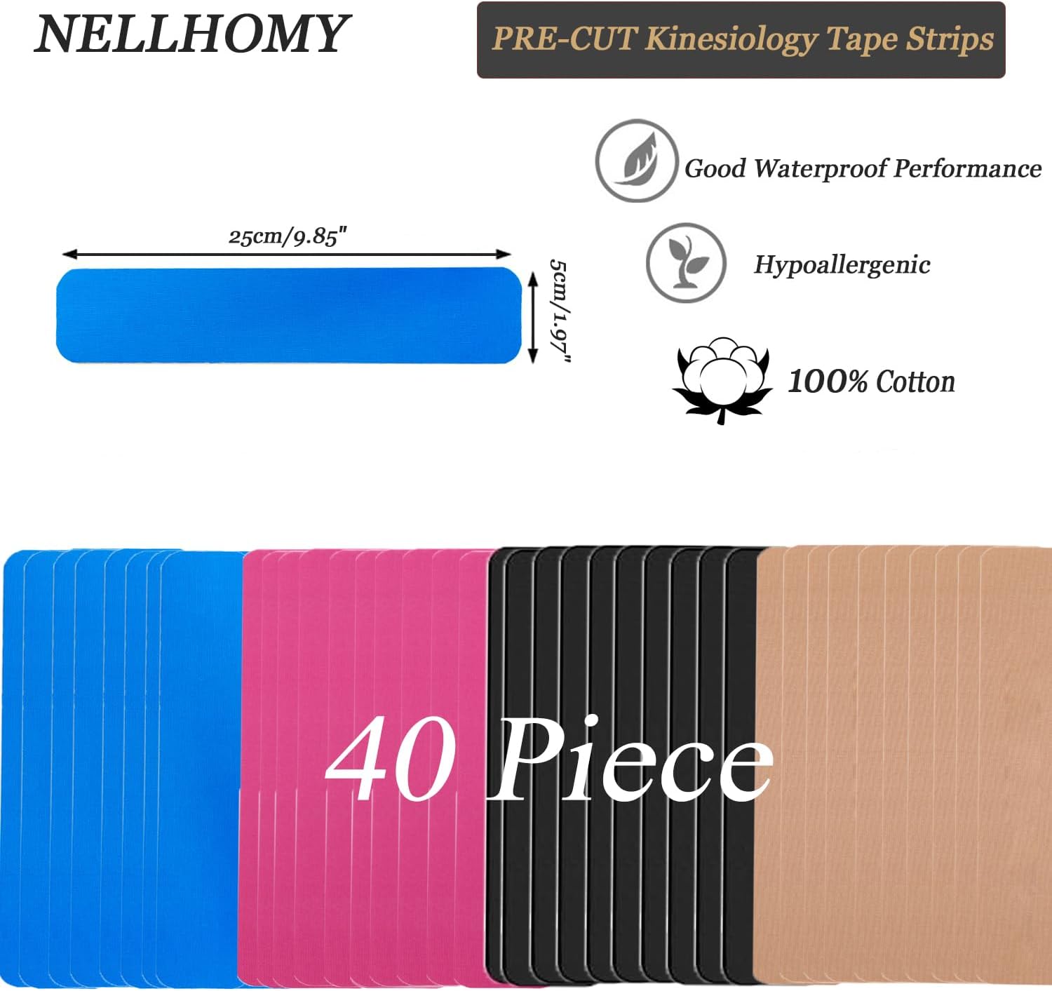 80pcs Sports Tape Cotton Elast - Kinesiology Tape Sports review and price