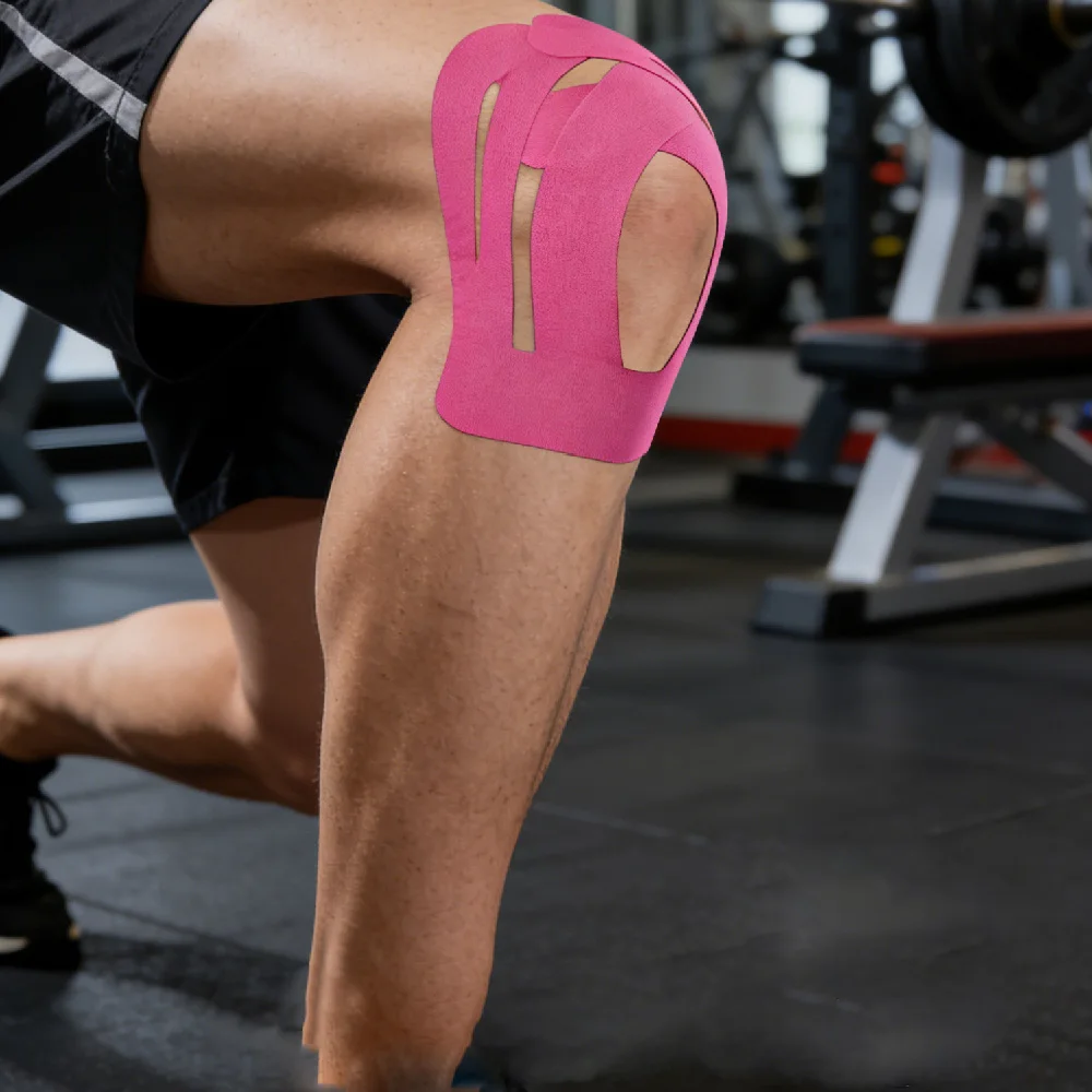 10PCS Elastic Precut Knee Kine - Kinesiology Tape Sports review and price